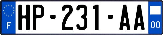 HP-231-AA