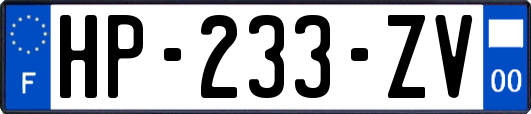 HP-233-ZV