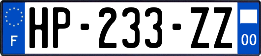 HP-233-ZZ