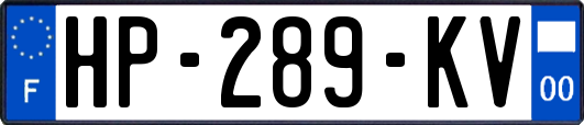 HP-289-KV