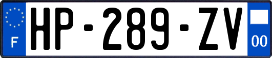 HP-289-ZV