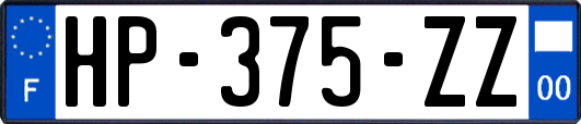 HP-375-ZZ