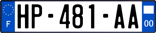 HP-481-AA