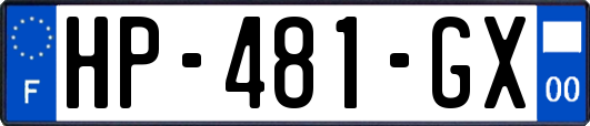 HP-481-GX