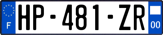 HP-481-ZR