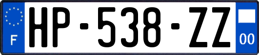 HP-538-ZZ