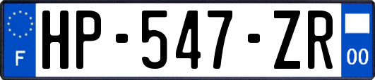 HP-547-ZR