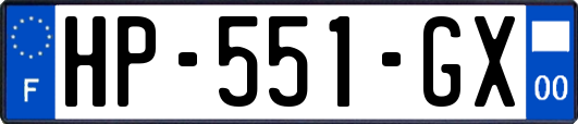 HP-551-GX