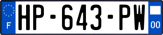 HP-643-PW