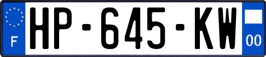 HP-645-KW