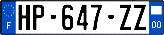 HP-647-ZZ