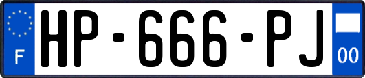HP-666-PJ