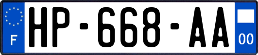 HP-668-AA