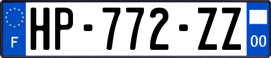 HP-772-ZZ