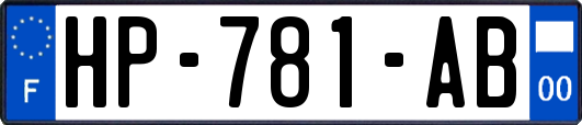 HP-781-AB