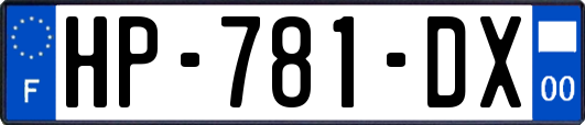 HP-781-DX