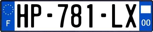 HP-781-LX