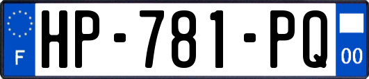 HP-781-PQ