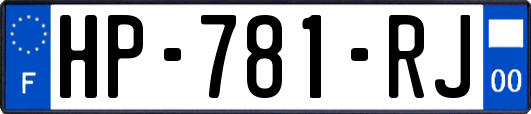 HP-781-RJ