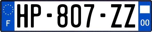 HP-807-ZZ