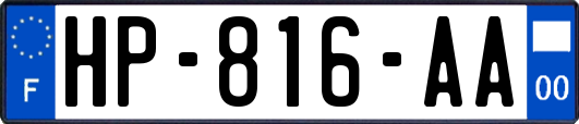 HP-816-AA