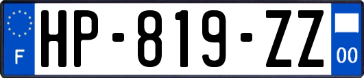 HP-819-ZZ