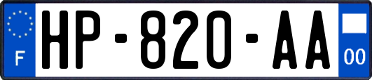 HP-820-AA