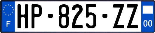 HP-825-ZZ