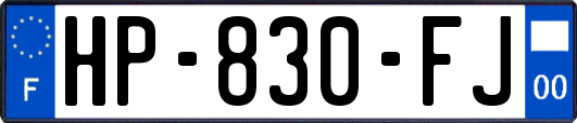 HP-830-FJ
