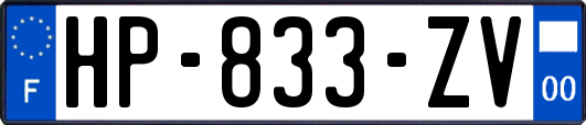 HP-833-ZV