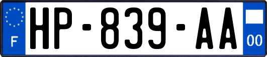 HP-839-AA