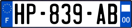 HP-839-AB