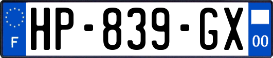 HP-839-GX