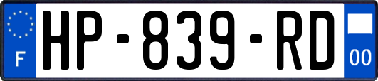 HP-839-RD