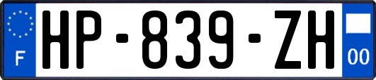 HP-839-ZH