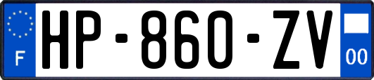 HP-860-ZV