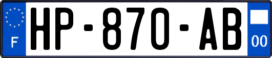 HP-870-AB