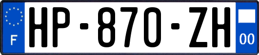 HP-870-ZH