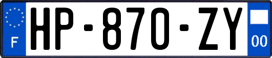 HP-870-ZY