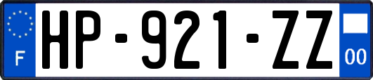 HP-921-ZZ