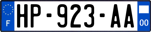 HP-923-AA