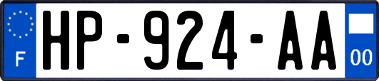 HP-924-AA