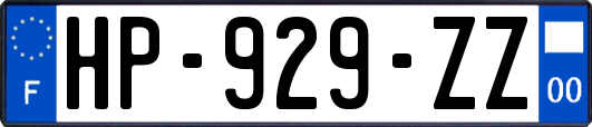 HP-929-ZZ