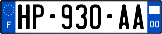 HP-930-AA