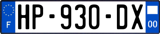 HP-930-DX