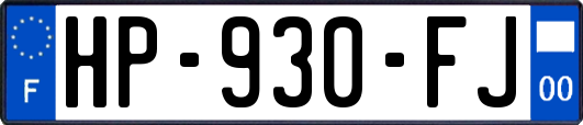 HP-930-FJ