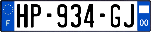 HP-934-GJ