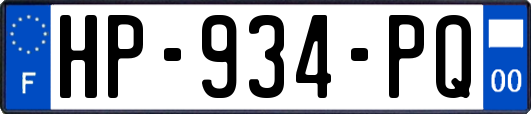 HP-934-PQ