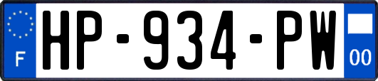 HP-934-PW