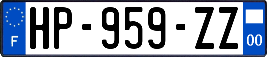 HP-959-ZZ